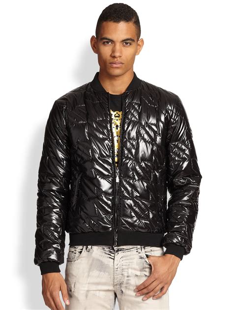 versace mens padded jackets|versace jeans couture jacket men's.